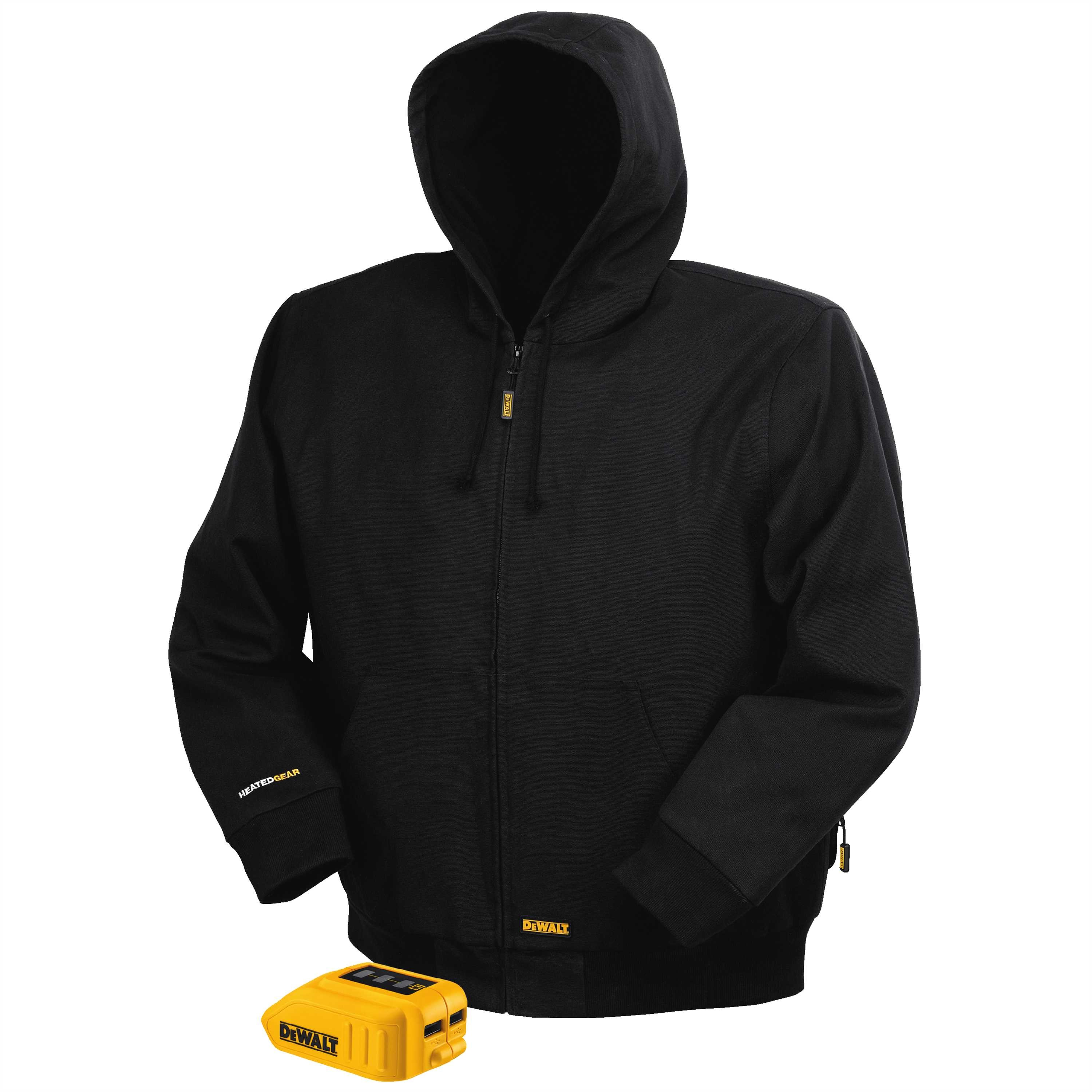 20V/12V MAX* Lithium Ion Black Hooded Heated Jacket - XXX-Large