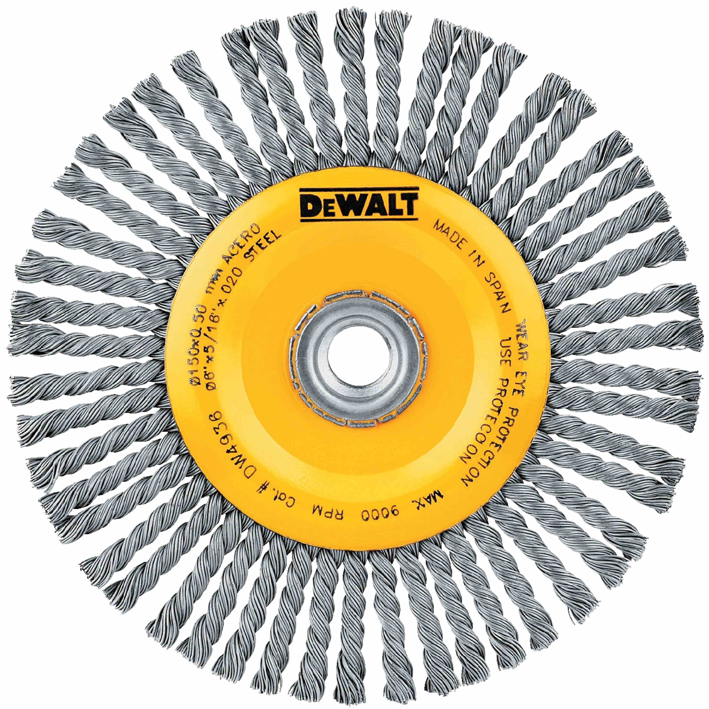 6-1/2" x 5/8"-11 XP .020 Carbon Stringer Wire Wheel