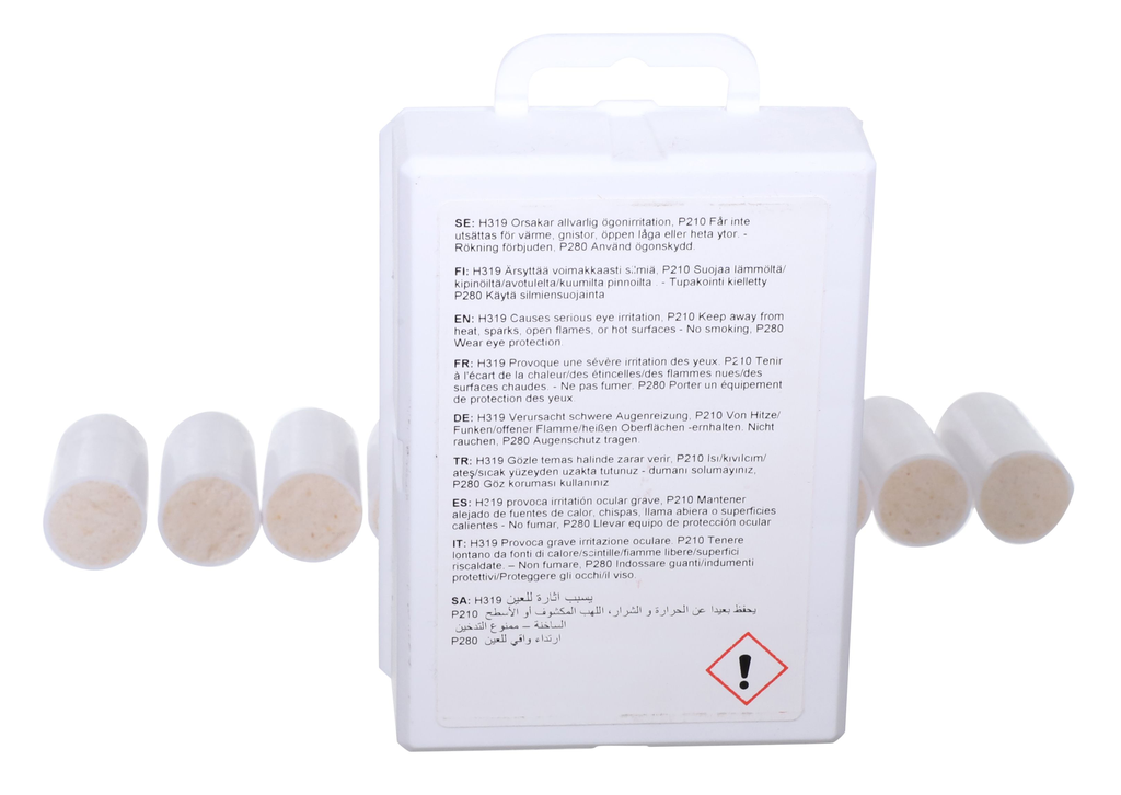 75 second burn time, 600 cu. ft., pack of 10