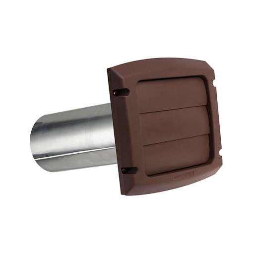 Dundas Jafine ProVent 4 In. White Louvered Dryer Vent Hood
