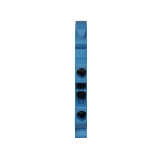 Product image for Cutler-Hammer XBUT25BU XB IEC terminal block, 5.2 mm Screw connection single level-through-feed, Blue, 12 AWG/2.5 mm2 maximum wire, IEC 800V, EN 700V, UL 600V, IEC #26-12 AWG, EN #26-12 AWG, UL #26-12 A