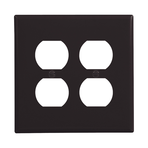 Mid-size Duplex Receptacle Wallplate