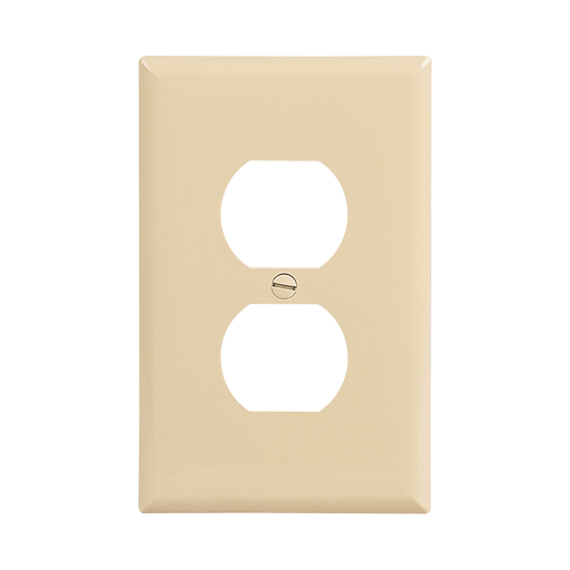 Mid-size Duplex Receptacle Wallplate