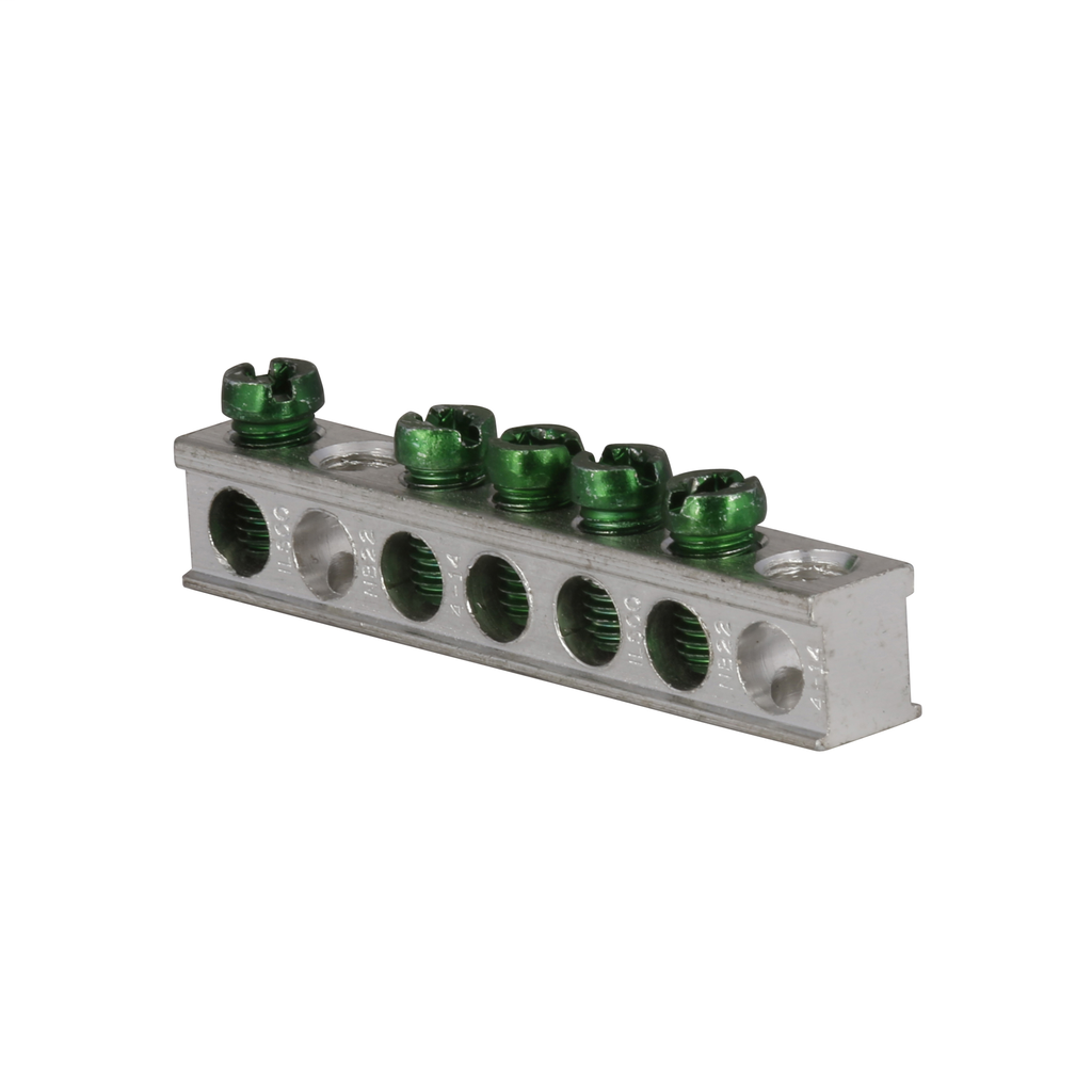 Product image for Eaton Electrical GBK5 2.54 Inch 14 to 10 AWG/14 to 4 AWG Aluminum/Copper 5-Terminal Load Center Ground Bar Kit