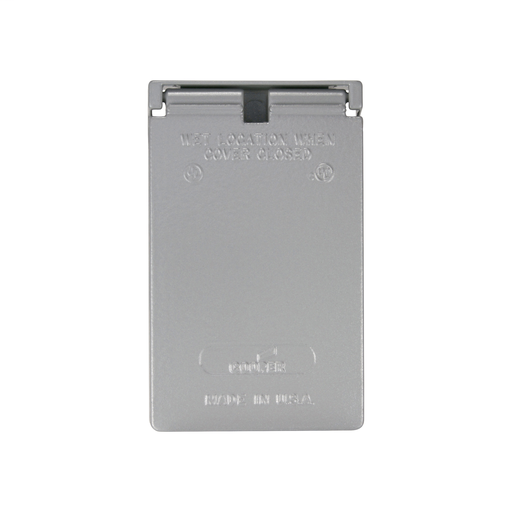 Eaton duplex receptacle lid