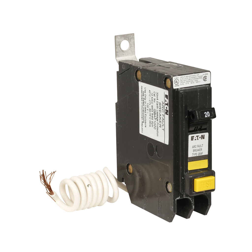 CUTLERHAMMER ARCFAULT CIRCUIT BREAKER QBAF1020 20AMP 120VOLT 1POLE