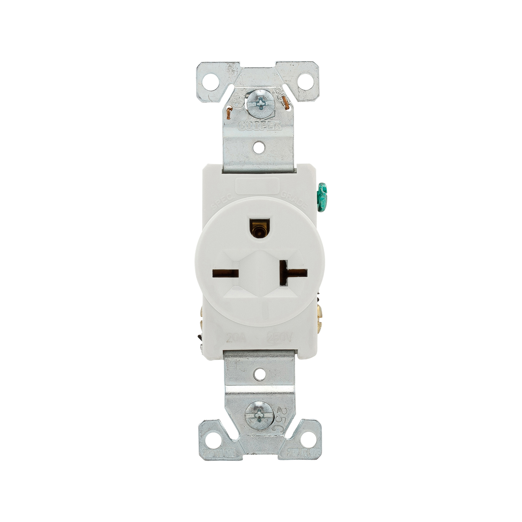 EWD 5461W Recp Sgl 20A250V 2P3W Bra EWD 5461W Recp Sgl 20A250V 2P3W Bra