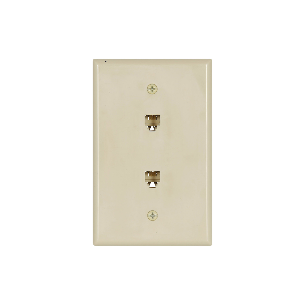 Product image for EWD 3547-4V Phone Jack Dual FlushMn