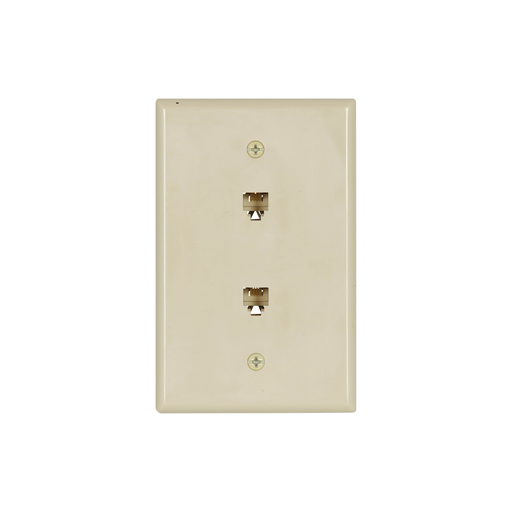 Product image for EWD 3547-4V Phone Jack Dual FlushMn