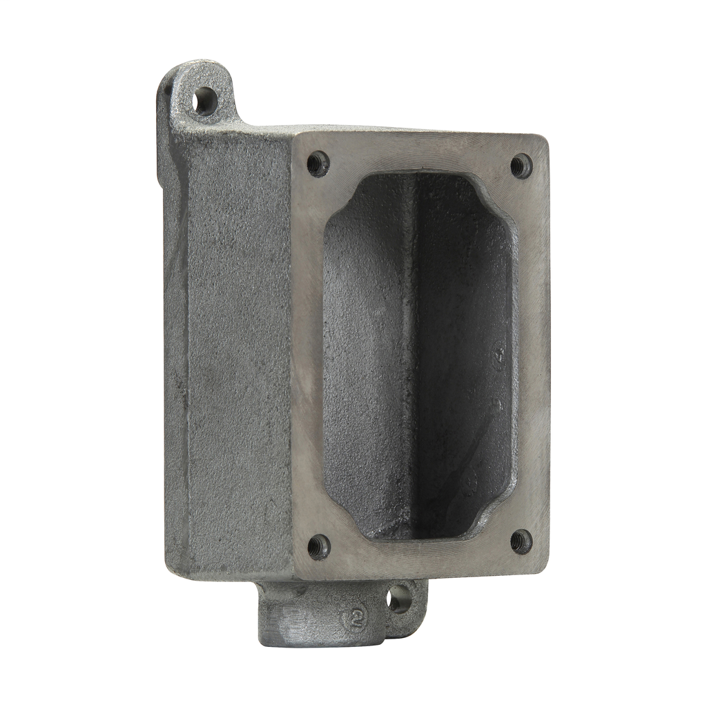 Crouse-Hinds Series EDS171 1-Gang Iron Alloy Dead End Control Station Back Box Crouse-Hinds Series EDS171 1-Gang Iron Alloy Dead End Control Station Back Box