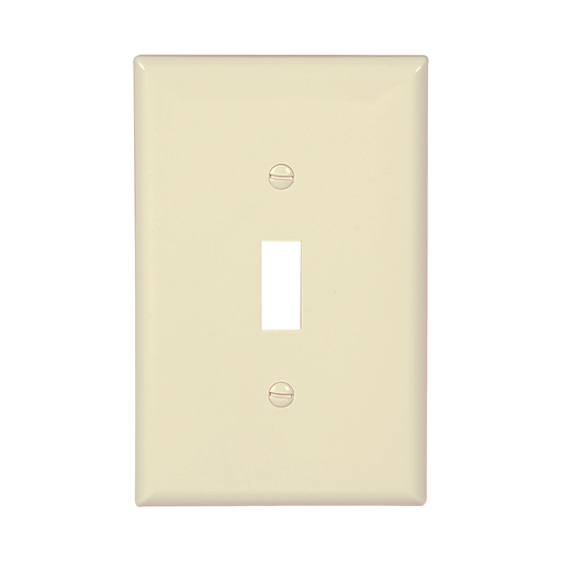 Product image for EWD PJ1A Wallplate 1G Toggle Poly M