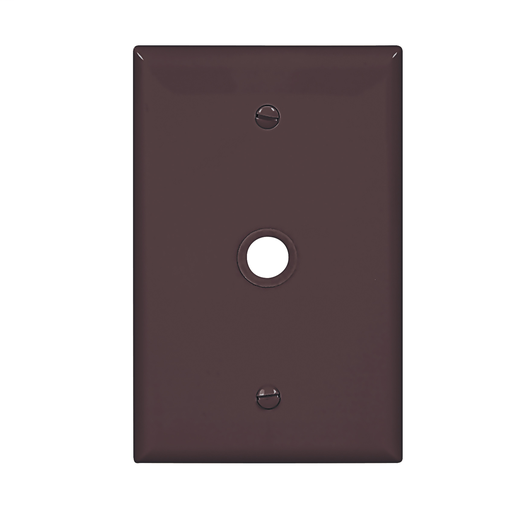 Mid-size Telephone & Coaxial Wallplate