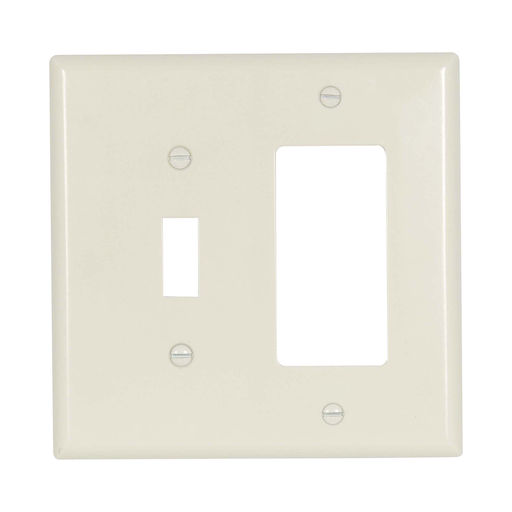 Product image for EWD 2053LA-SP Wallplate 2G Tog/Deco