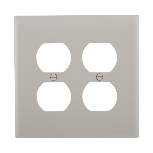 Mid-size Duplex Receptacle Wallplate