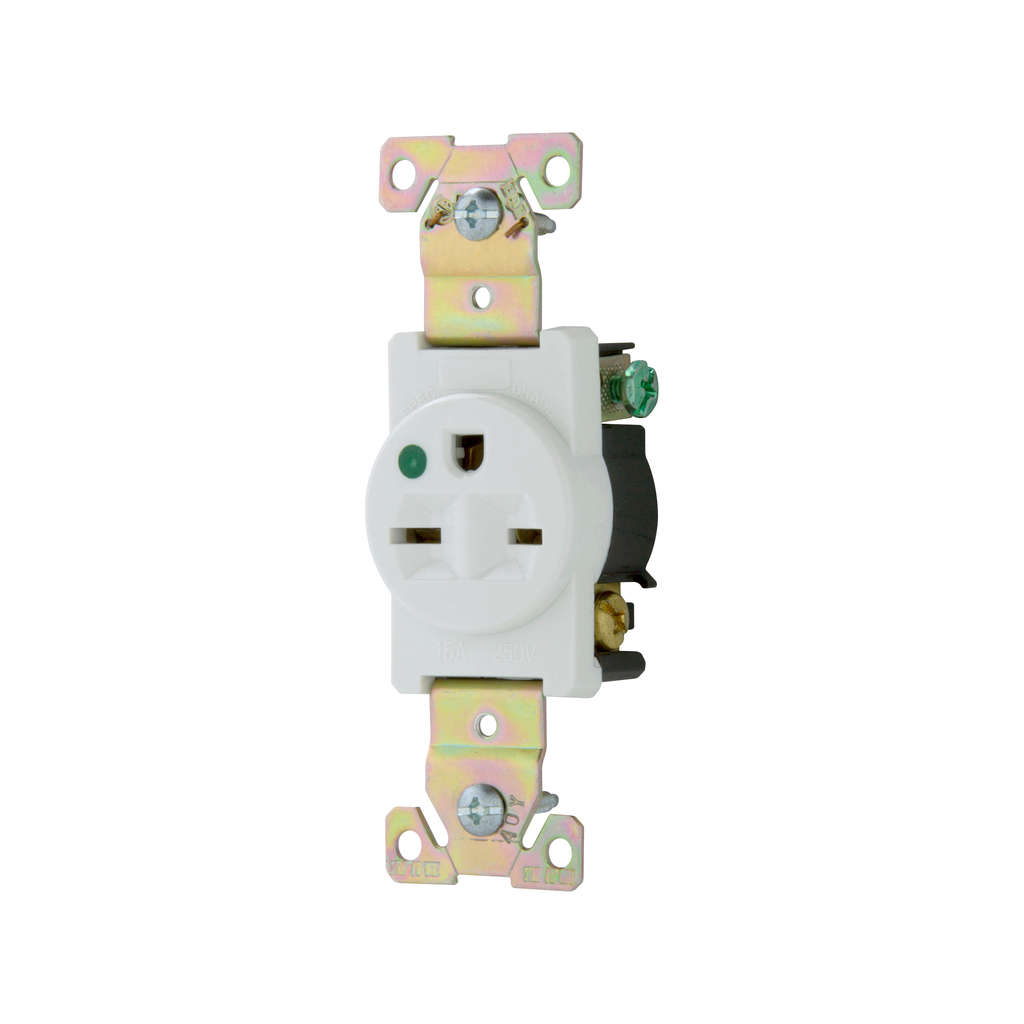 EWD 8610W Recp HG Sgl 15A 250V 2P3W EWD 8610W Recp HG Sgl 15A 250V 2P3W