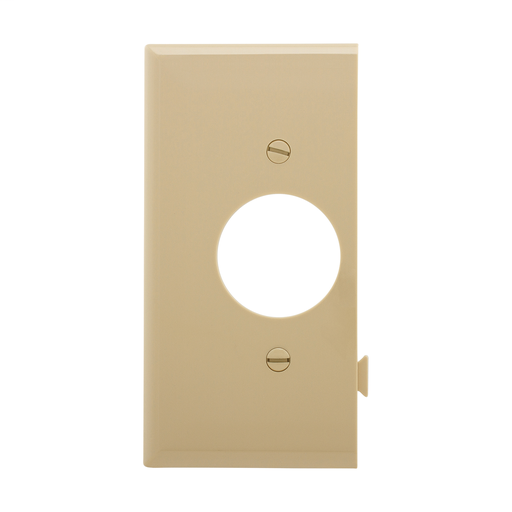 Product image for Eaton Wiring Devices STE7V Polycarbonate Sectional Mid-Size Single Receptacle Wall Plate