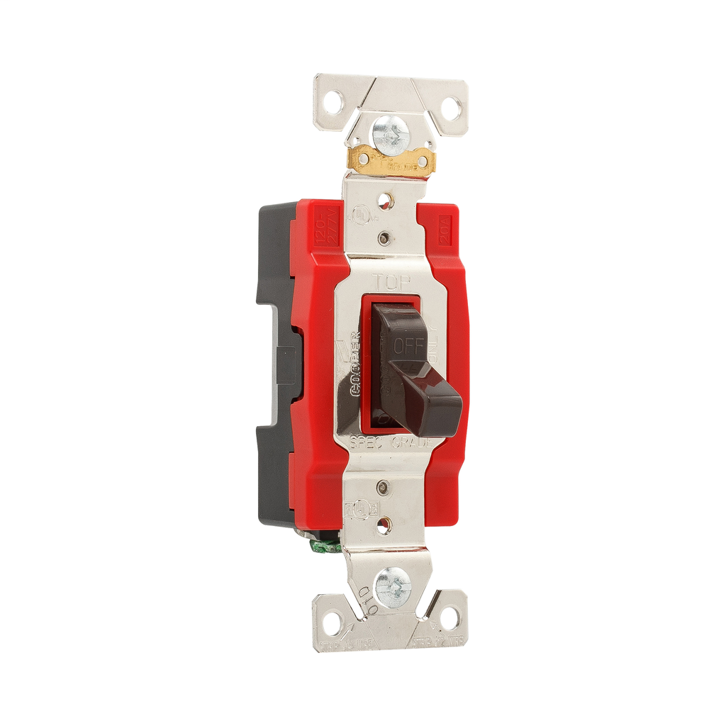 Arrow Hart AH1221B 20A 120/277V Single Pole Toggle Switch, Industrial