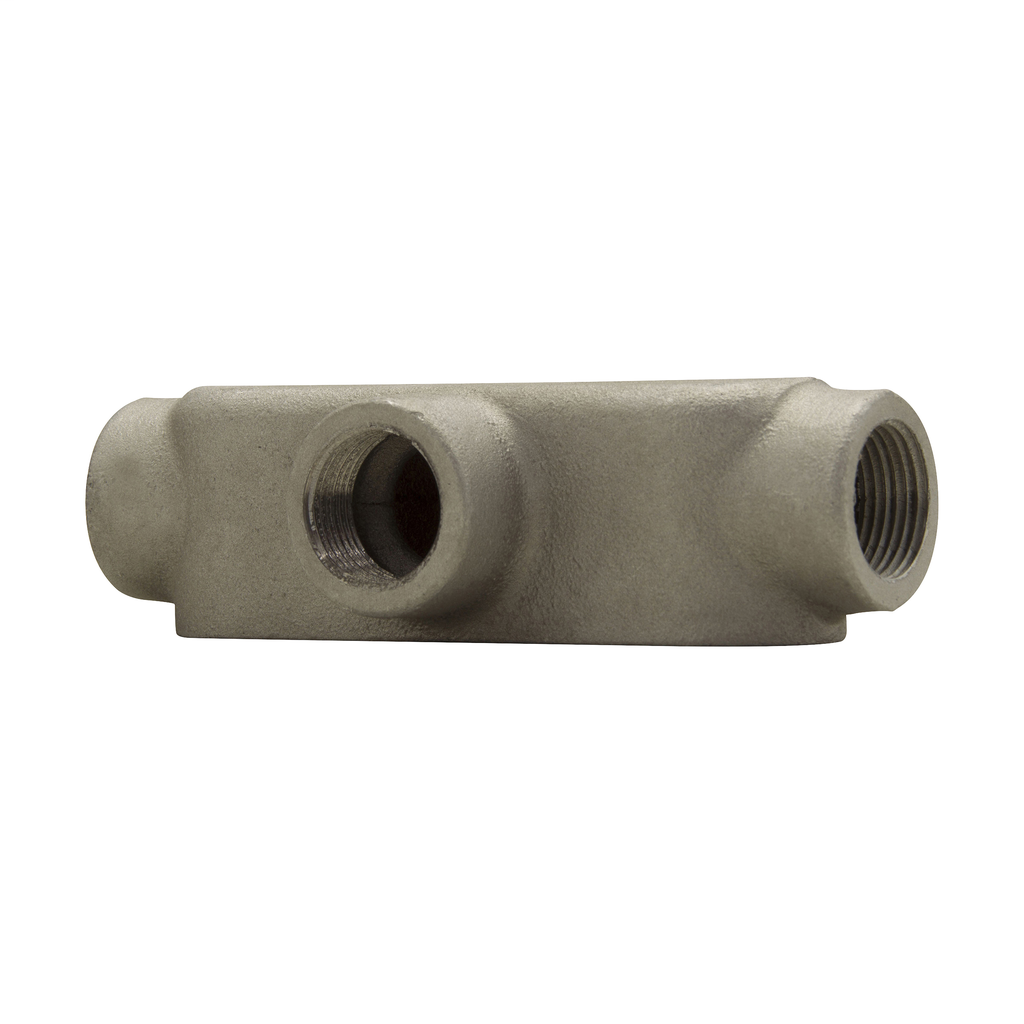 Crouse-Hinds Series T19 1/2 Inch Copper Free Aluminum Mark9 Type T Threaded Rigid Conduit Body Crouse-Hinds Series T19 1/2 Inch Copper Free Aluminum Mark9 Type T Threaded Rigid Conduit Body