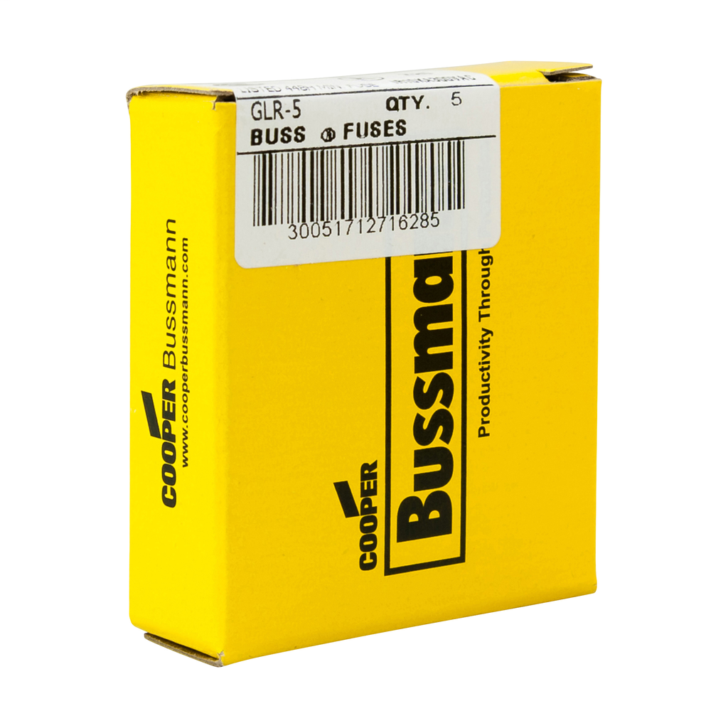 BUSSMANN GLR5 300V NON-DELAY IN-LINE FUSE BUSSMANN GLR5 300V NON-DELAY IN-LINE FUSE