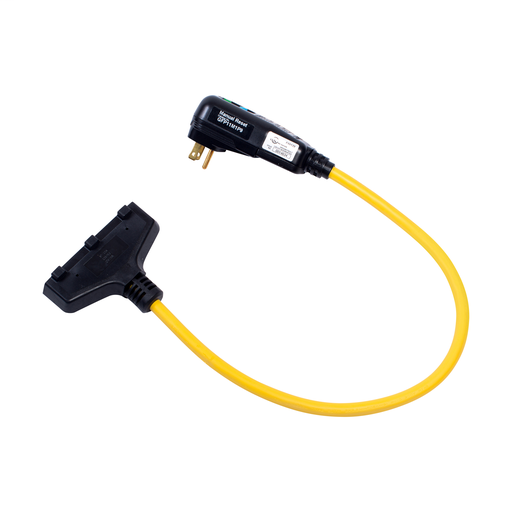 Portable GFCI Tri-tap Plug