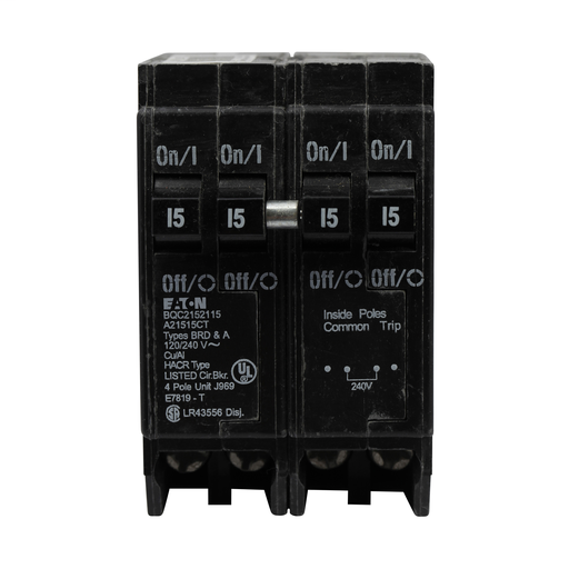 Product image for Eaton Electrical BQC220220 1 Inch CTL Class Type BQC Plug-On Circuit Breaker