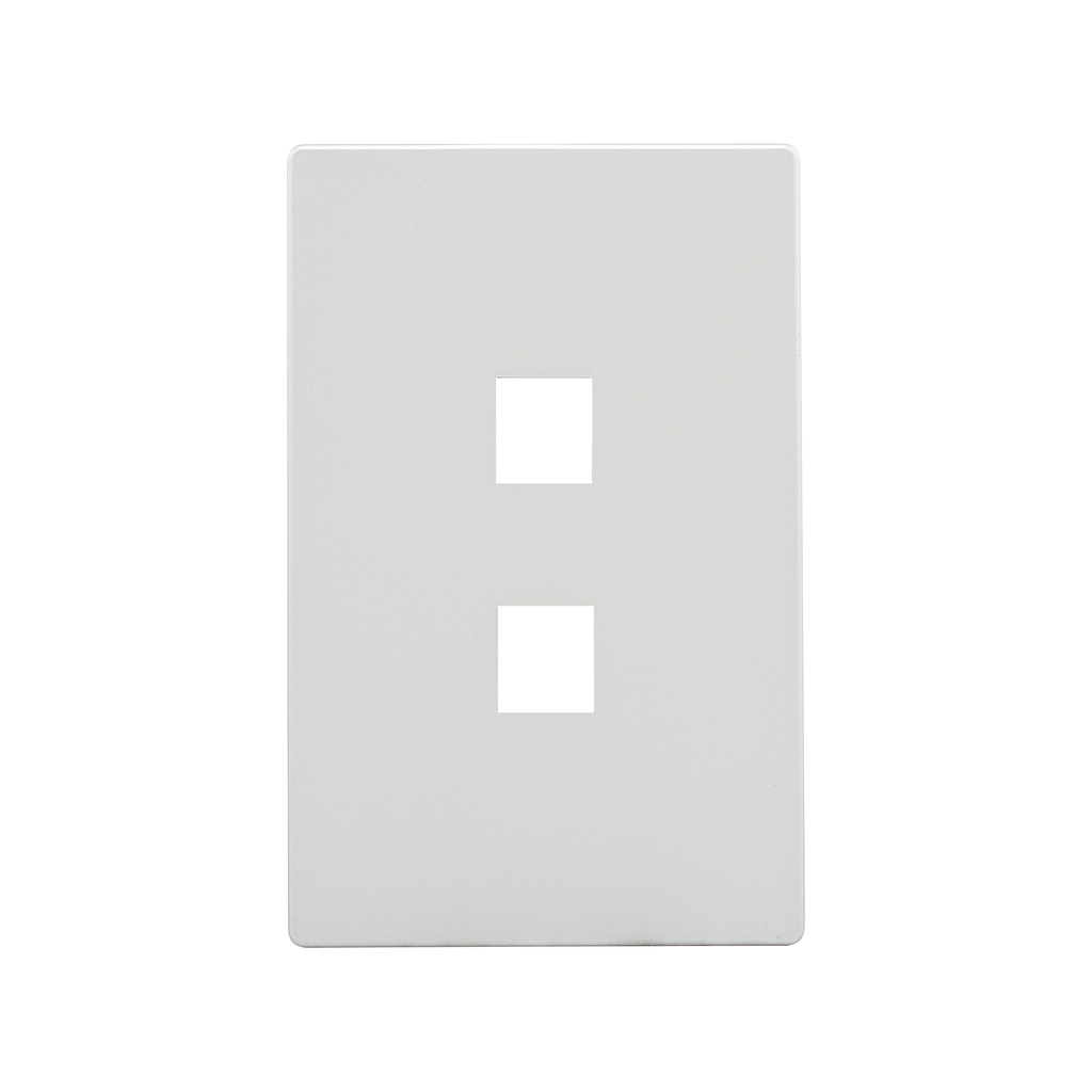 Product image for EWD 9551SG Wallplate Aspire 1G 2Por