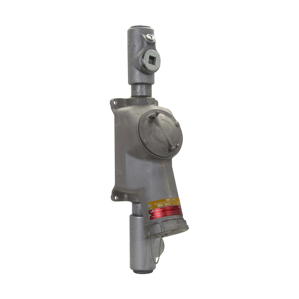 Eaton's Crouse-Hinds series BHR Interlocked Receptacle with Factory Sealed Switch