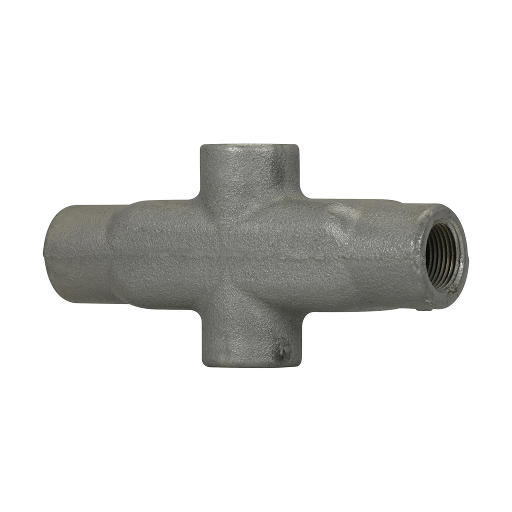 Crouse-Hinds Series X28 3/4 Inch Iron Alloy Form8 Type X Threaded Rigid Conduit Body Crouse-Hinds Series X28 3/4 Inch Iron Alloy Form8 Type X Threaded Rigid Conduit Body