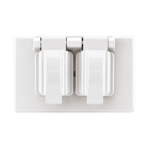 Eaton non-metallic duplex receptacle cover