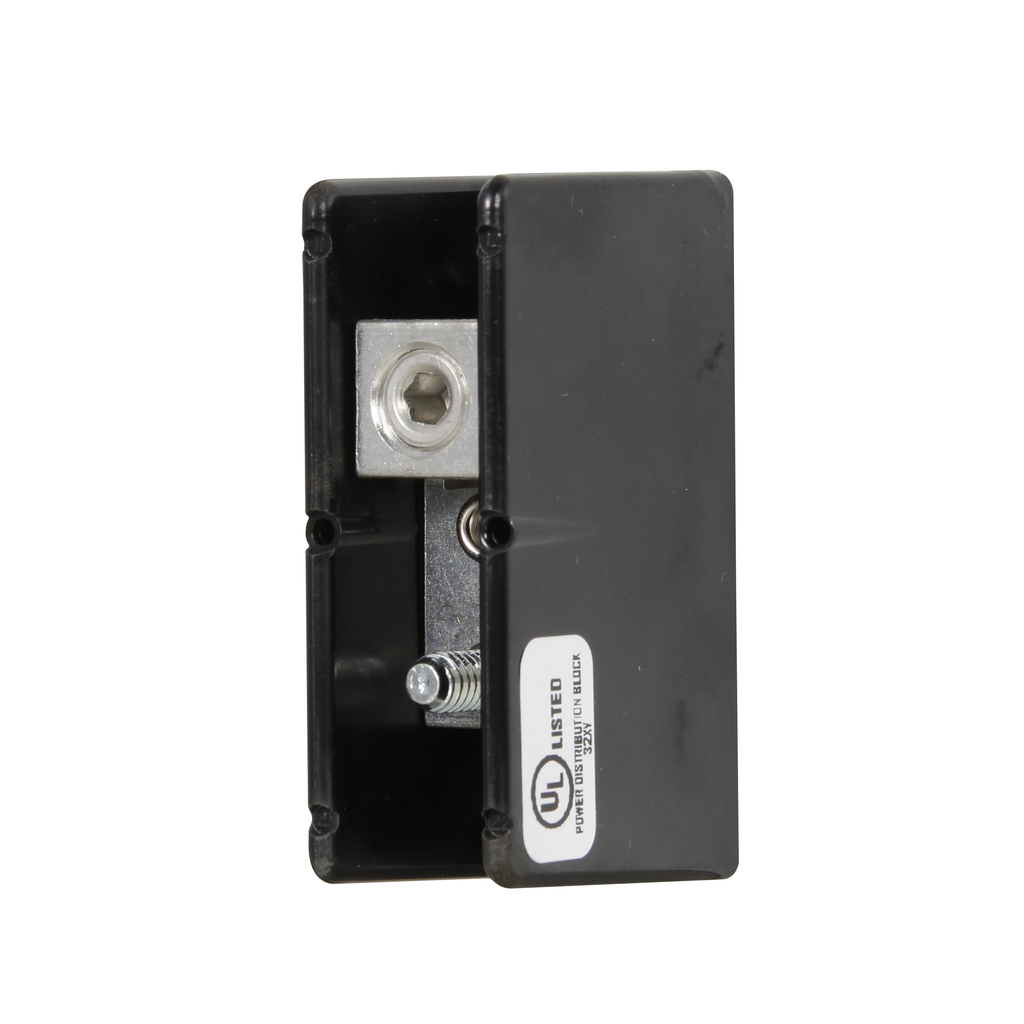 Product image for Bussmann Series PDB280-1 175 Amp 1-Pole 8 to 2/0 AWG Power Distribution Block