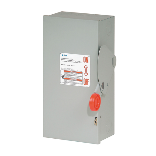 Eaton DH361UGK Heavy Duty Safety Switch Product image for Eaton DH361UGK Heavy Duty Safety Switch