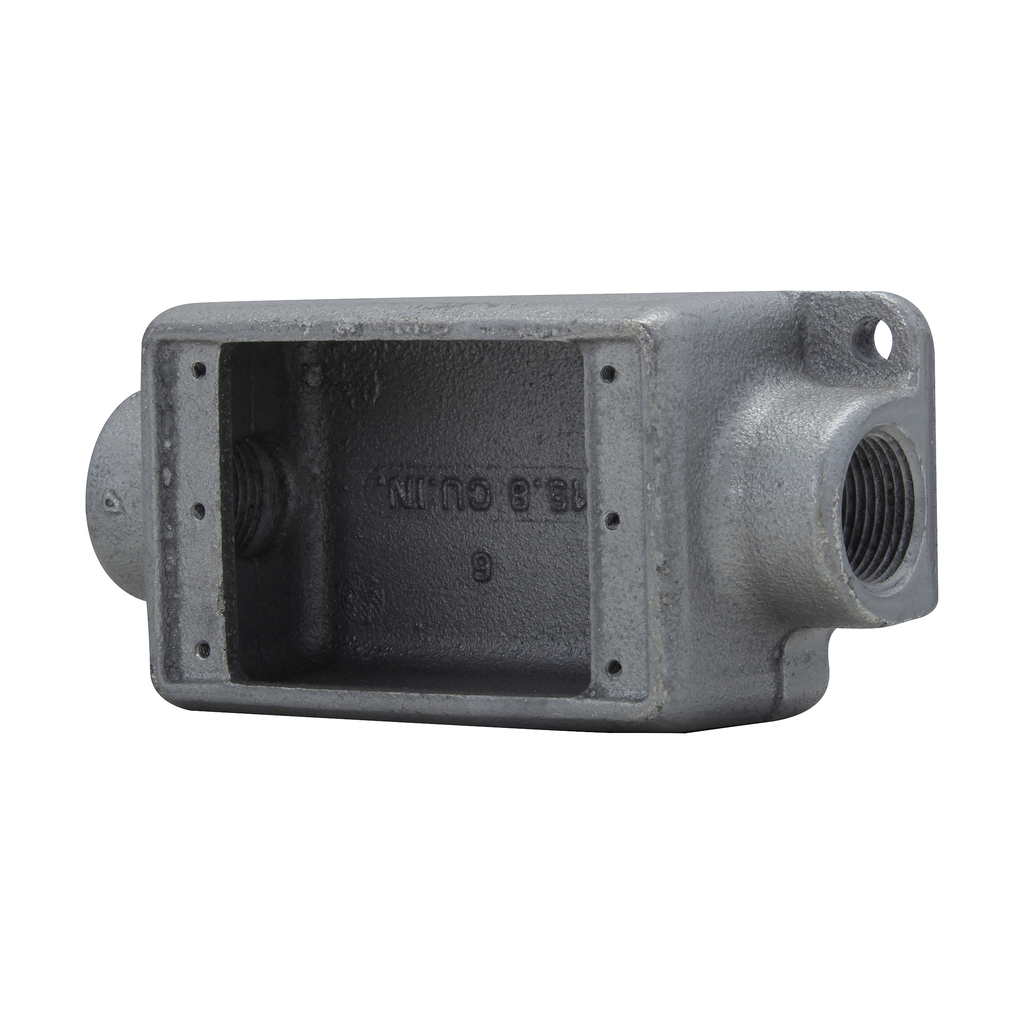 Crouse-Hinds Series FSC2 3/4 Inch 1-Gang Iron Alloy Type FSC Feed-Through Conduit Device Box Crouse-Hinds Series FSC2 3/4 Inch 1-Gang Iron Alloy Type FSC Feed-Through Conduit Device Box