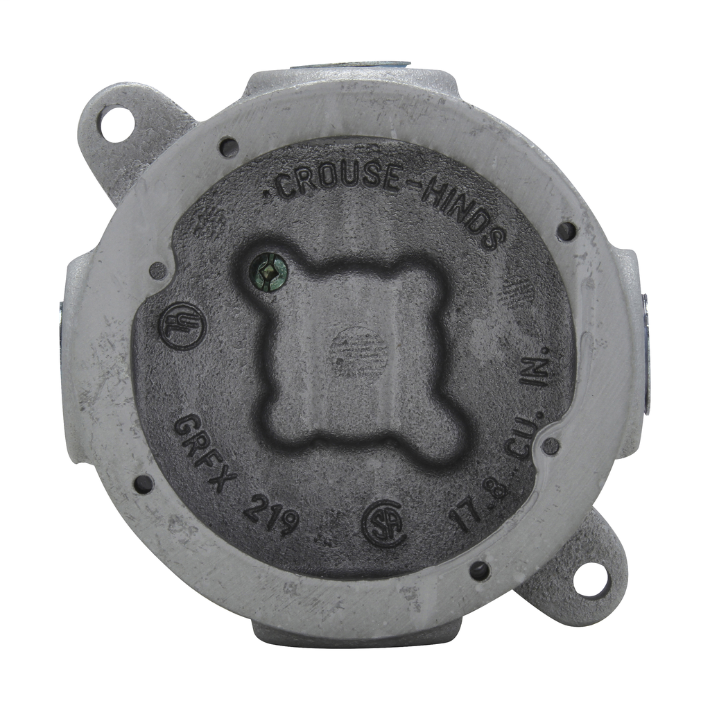 Eaton's Crouse-Hinds series Condulet GRF Tapped Surface Outlet Box with Lugs
