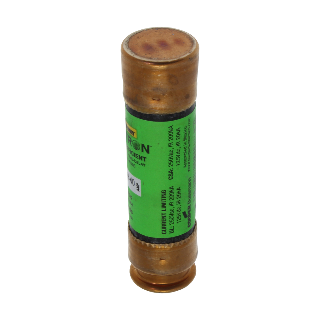 BUSSMANN FRNR40 250V DUAL-ELEMENT RK5 TIME-DELAY FUSE BUSSMANN FRNR40 250V DUAL-ELEMENT RK5 TIME-DELAY FUSE