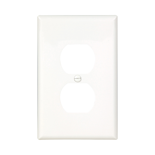 Mid-size Duplex Receptacle Wallplate