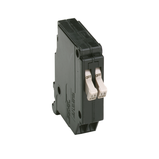 Eaton CHT1515 CTl Plug-On Twin Circuit Breaker Product image for Eaton CHT1515 CTl Plug-On Twin Circuit Breaker