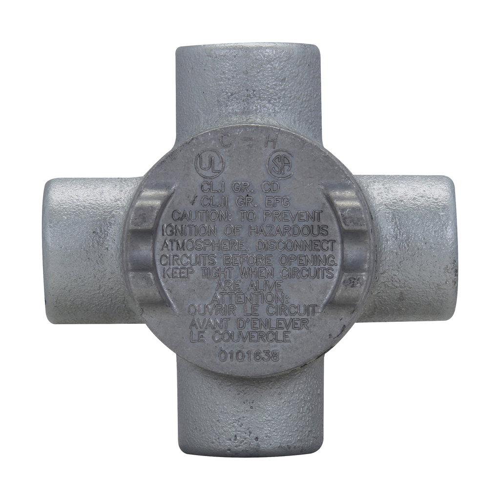 CROUSE-H GUAX16 1/2-IN TYPE-X EXPLOSIONPROOF CONDUIT BOX 3-IN OPENING CROUSE-H GUAX16 1/2-IN TYPE-X EXPLOSIONPROOF CONDUIT BOX 3-IN OPENING