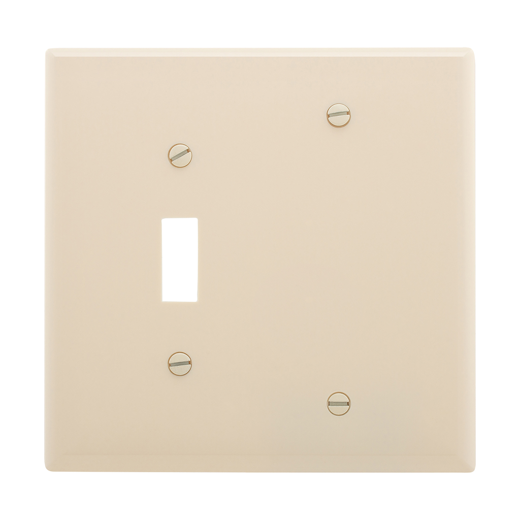 Product image for EWD PJ113A Wallplate 2G Toggle/Blan