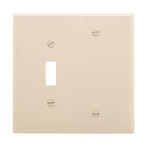 Product image for EWD PJ113A Wallplate 2G Toggle/Blan