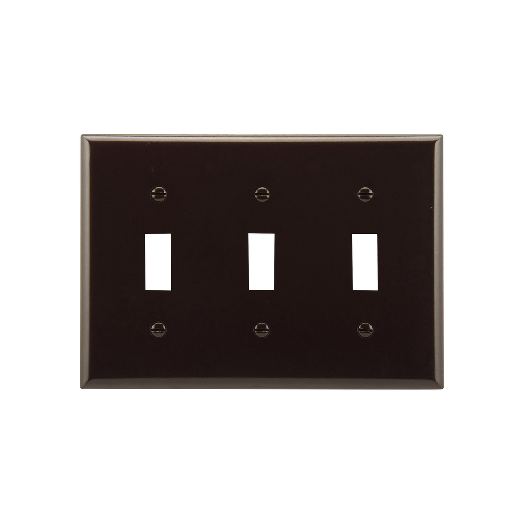 EWD 2141B-BOX Wallplate 3G Toggle T EWD 2141B-BOX Wallplate 3G Toggle T