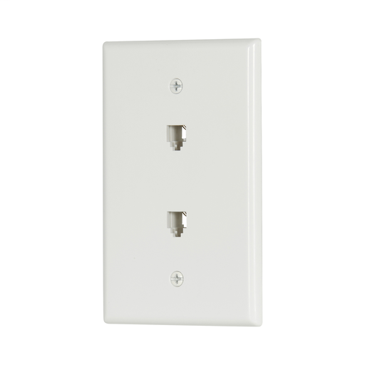 Product image for EWD 3547-4W Phone Jack Dual FlushMn