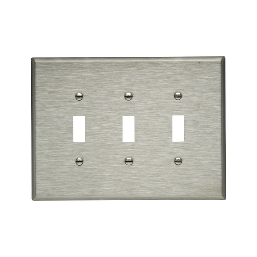 Product image for EWD 93873-BOX Wallplate 3G Toggle O