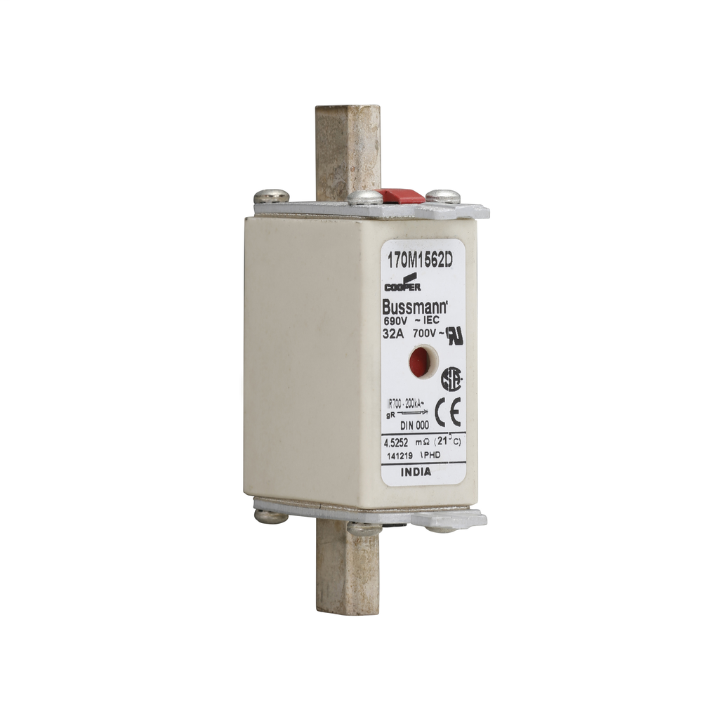Product image for BUSS 170M1562D FUSE 32A 690V gR DIN