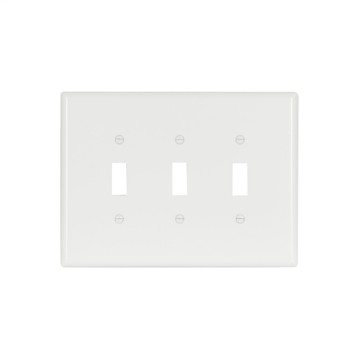 Product image for EWD 2741W-BOX Wallplate 3G Toggle T
