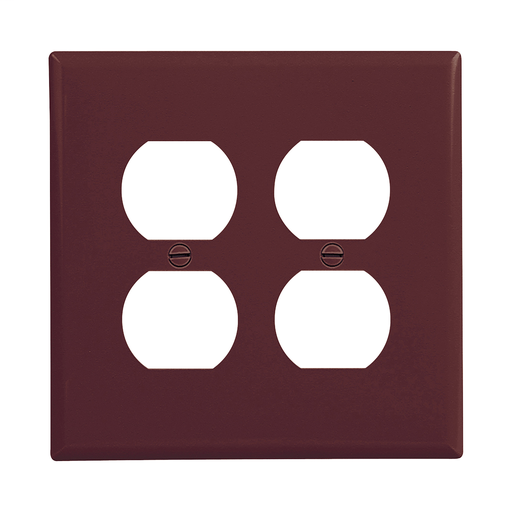 Mid-size Duplex Receptacle Wallplate