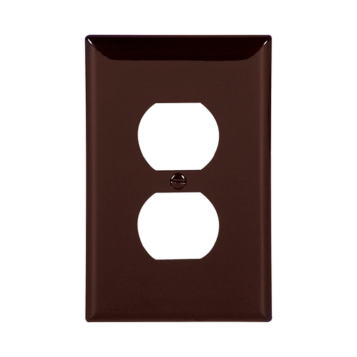 Mid-size Duplex Receptacle Wallplate