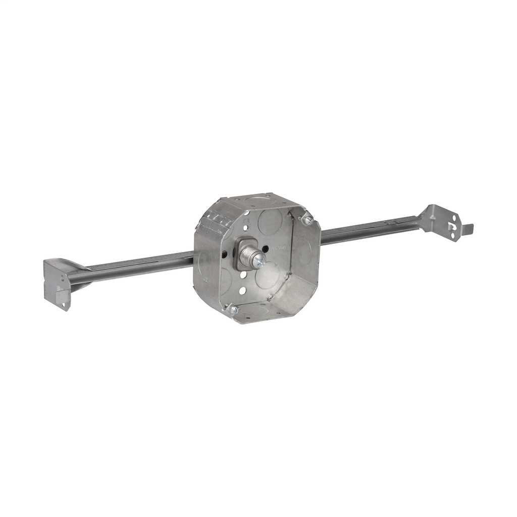 Crouse-Hinds Series TP372 4 x 1-1/2 Inch Steel Octagon Box and Adjustable Bar Set Crouse-Hinds Series TP372 4 x 1-1/2 Inch Steel Octagon Box and Adjustable Bar Set