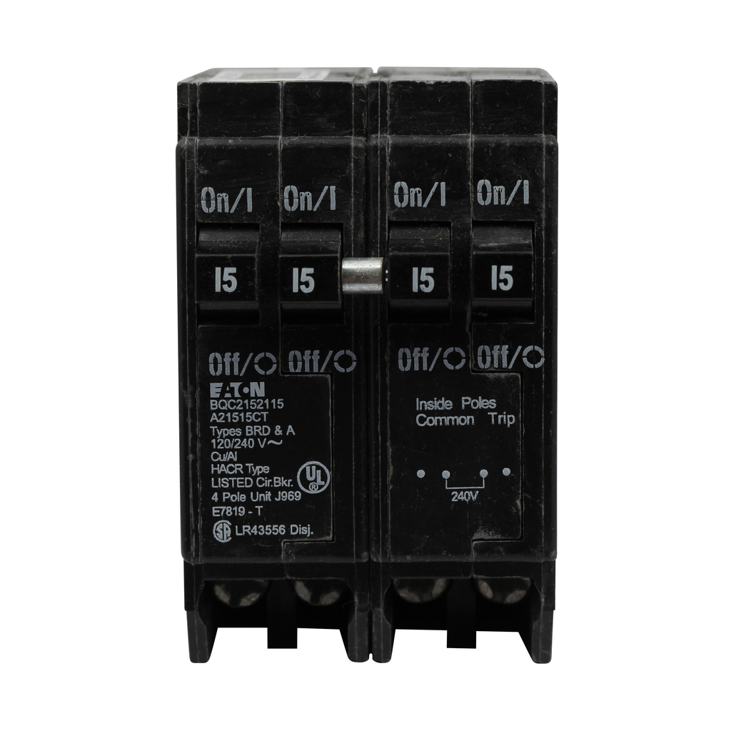 Product image for Eaton Electrical BQC220230 1 Inch CTL Class Type BQC Plug-On Circuit Breaker