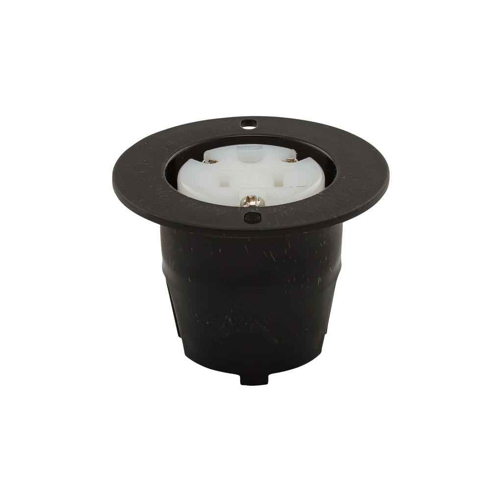 Arrow Hart Wiring 5279C 15 Amp 125 VAC NEMA 515 Black/White Nylon