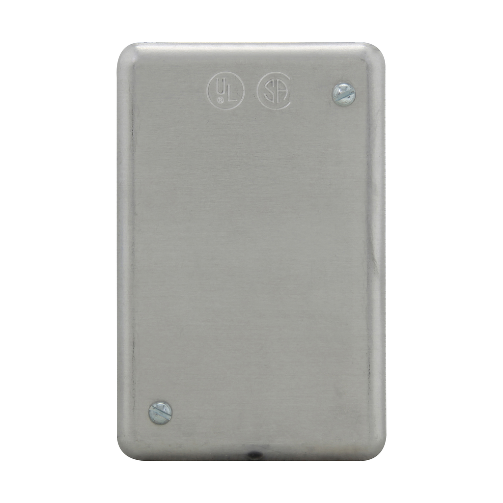 Crouse-Hinds Series DSS100 1-Gang Sheet Steel Flush Mount Device Box Blank Cover Crouse-Hinds Series DSS100 1-Gang Sheet Steel Flush Mount Device Box Blank Cover
